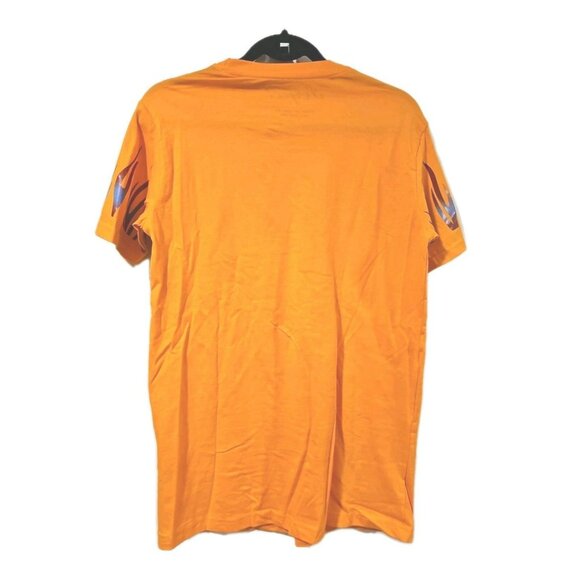 Philipp Plein T-Shirt Men Medium Orange All Over Print Preppy Rockabilly - Picture 2 of 10